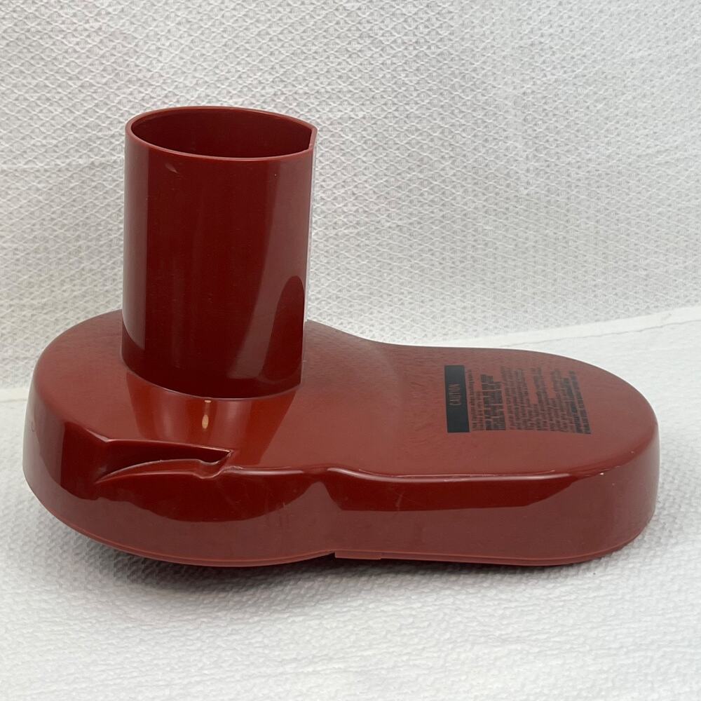 Jack LaLanne MT-1020-1 Power Juicer Red Lid Top Cover Feed Chute OEM Part